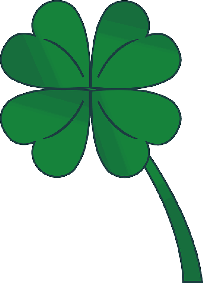 Mb Image/png - Four Leaf Clover Clip Art (800x1117), Png Download