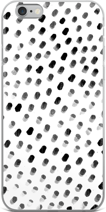 Dots On White Iphone Case - Shell Stitch (1000x1000), Png Download