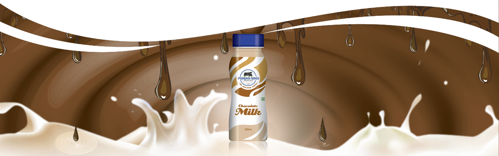 Chocolate Milk Banner (1920x600), Png Download