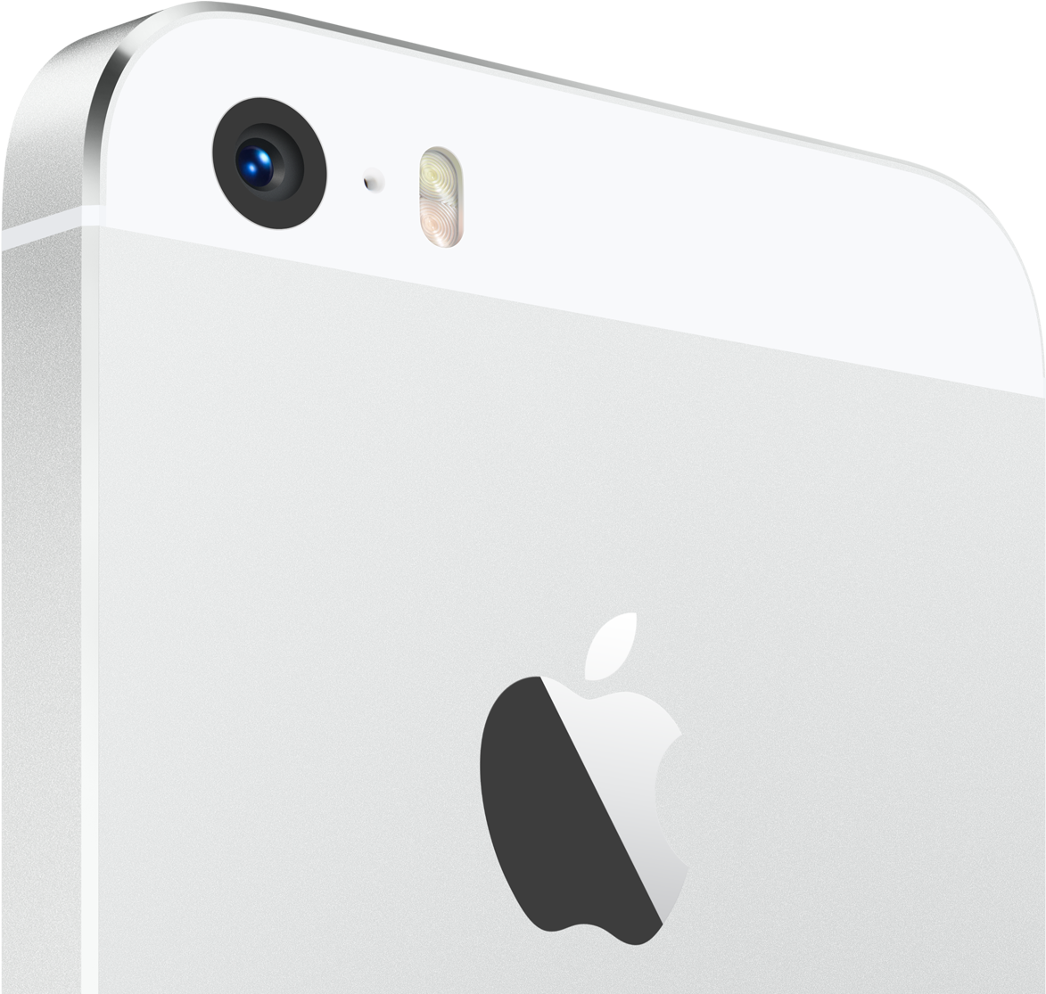 White Iphone 5s Camera - Two Tone Led Flash (1500x1162), Png Download