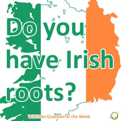 Celebrate Your Irish Heritage And Tells Us About Your - Ireland Flag And Map Greeting Cards (pk (400x400), Png Download