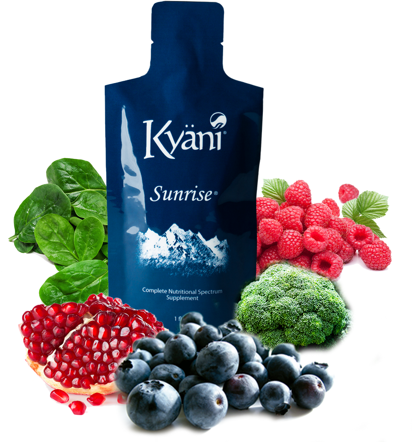 Blueberry Sunrise Kyani - Kyäni Sunrise (1387x1500), Png Download
