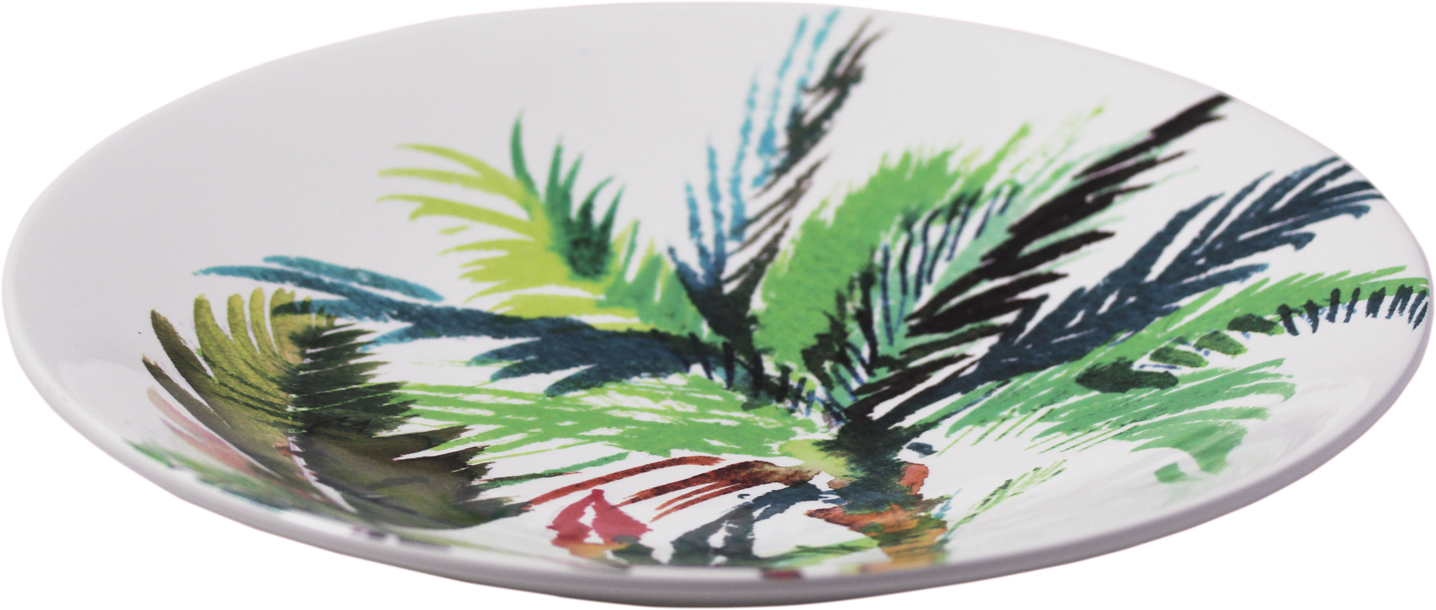 Trevise Bowl - Gien Jardins Extraordinaires Vegetal Pasta Bowl (4694x1993), Png Download