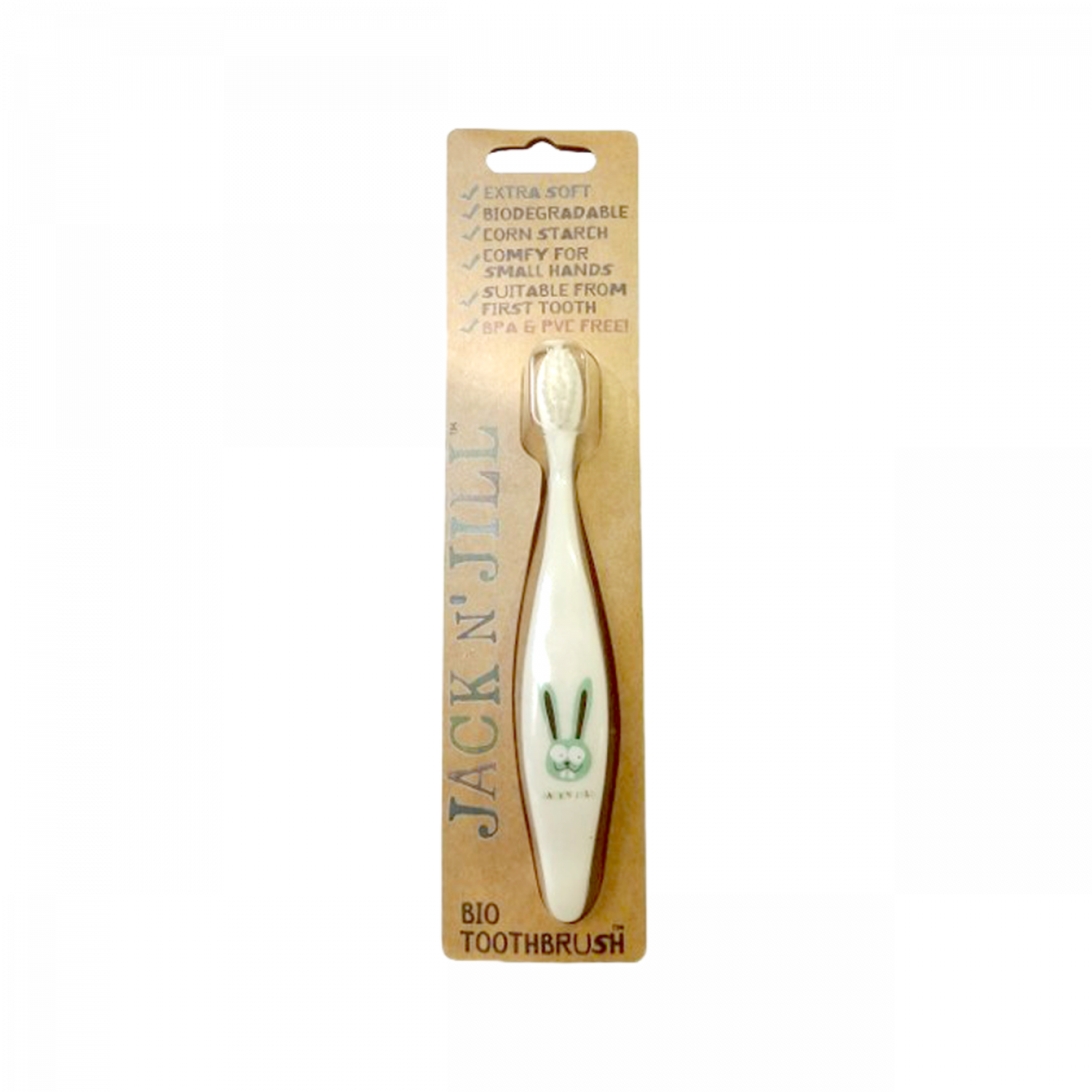 Jack N' Jill Toothbrush - Jack N' Jill - Bio Toothbrush Extra Soft Bunny (1500x1500), Png Download