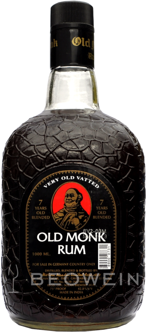 Banner Royalty Free Stock Year L Buy Rum Online At - Old Monk Rum 7yo Blended Rum 750ml (1080x1080), Png Download