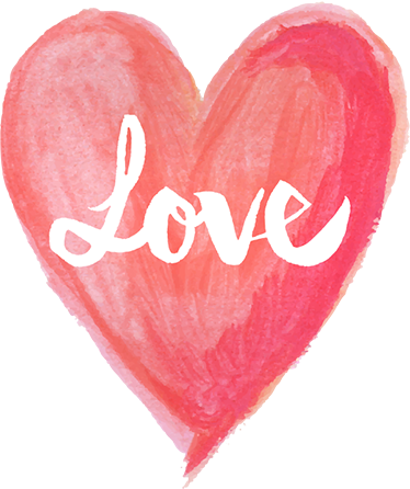 Water Colour Love Heart Sticker - Corazon Acuarela Png (374x446), Png Download