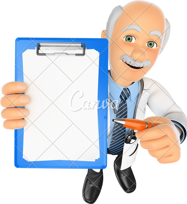 D With Blank Photos By Canva - Medicos 3d (734x800), Png Download