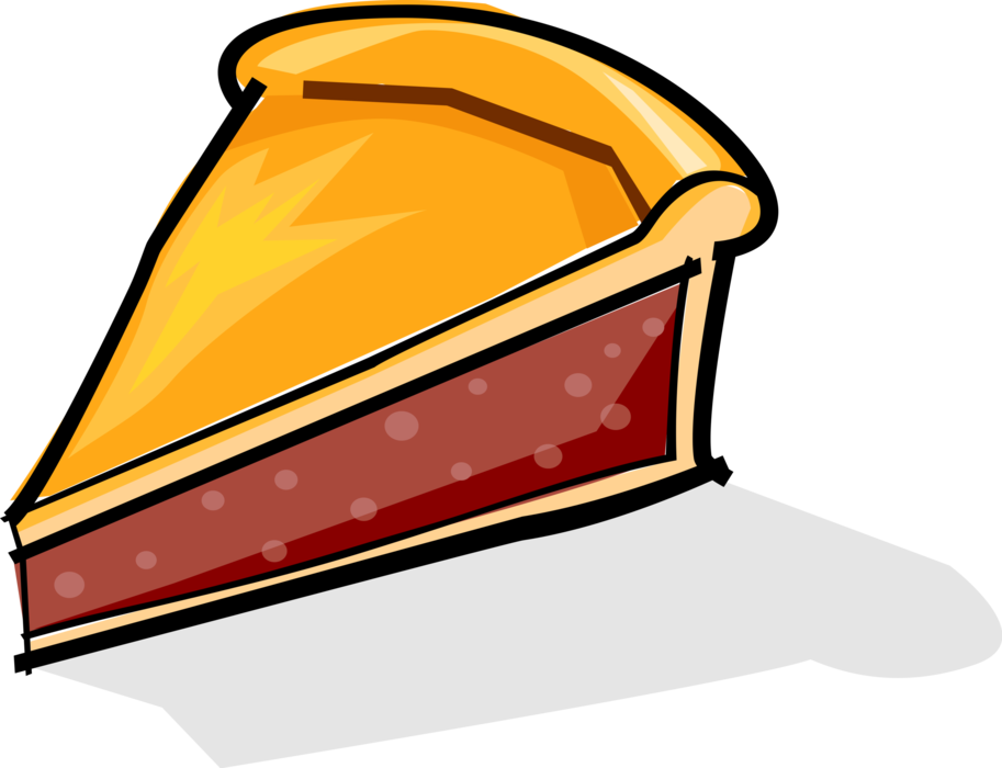 More In Same Style Group - Slice Of Pie Vector (913x700), Png Download