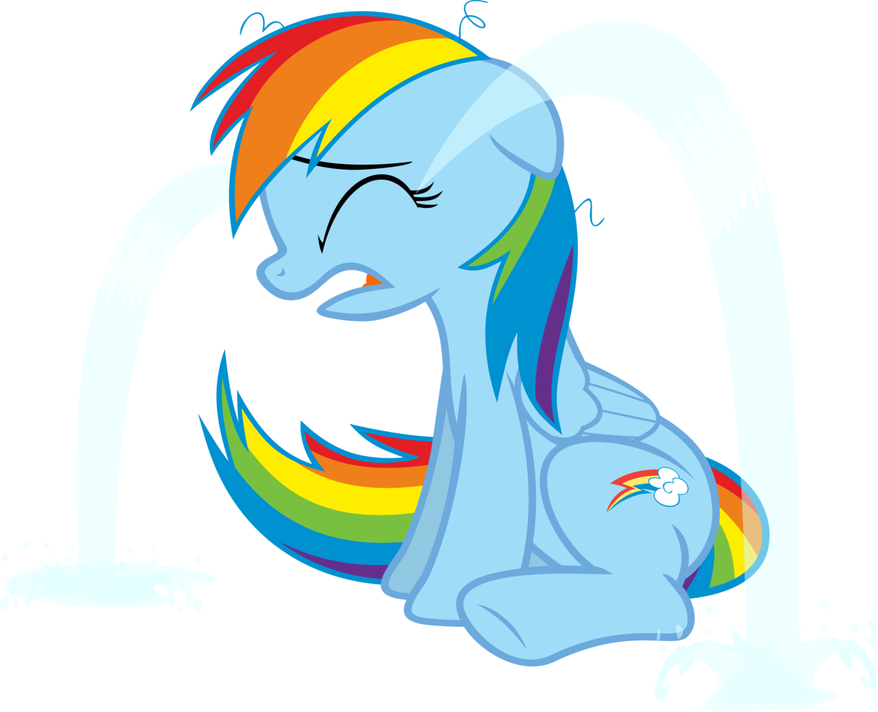 If You Crash You Get This - Mlp Sad Pinkie Pie (1263x1024), Png Download