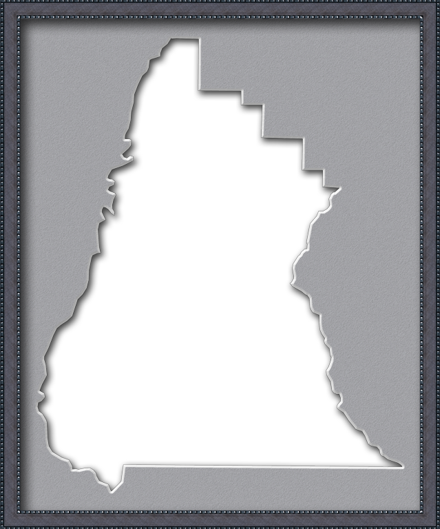 A Map Of Liberty With A Museum Style Picture Frame - Gear (639x768), Png Download