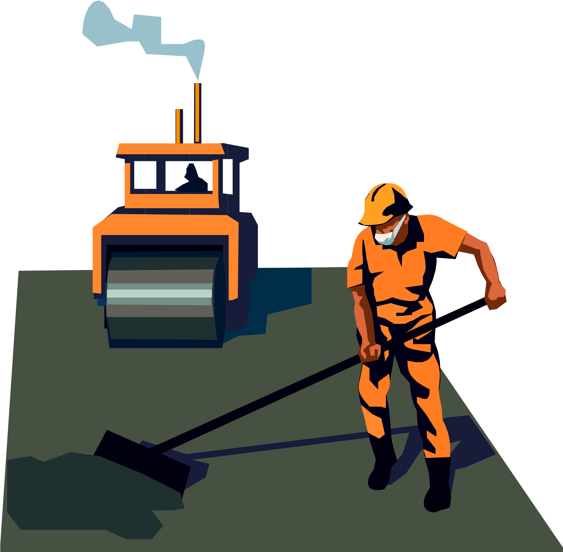 Asphalt Clipart Road Maintenance - Asphalt Clipart (1975x1995), Png Download