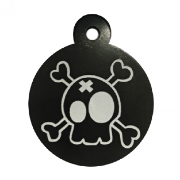 Placa De Identificación Grabable Círculo Negro Grande - Detroit Fire Department Logo (600x600), Png Download