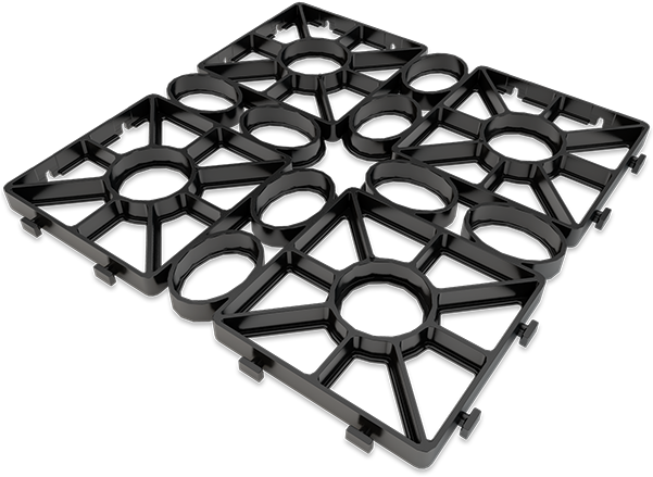 Geoflor Is A Grid That Can Turn A Turf Into A Parking - Lawn (600x600), Png Download