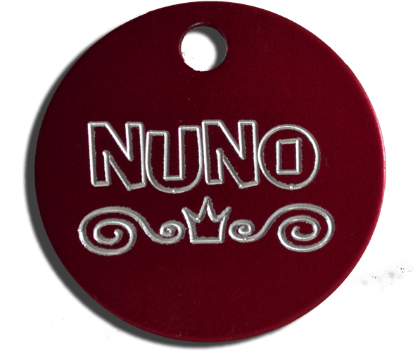 Ejemplo Grabado Circulo Placas Para Perros Y Gatos - Circle (600x600), Png Download