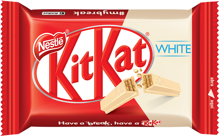 Nestlé Lança Versão Com Chocolate Branco - Kit Kat Extra Milk And Cocoa (1000x1000), Png Download
