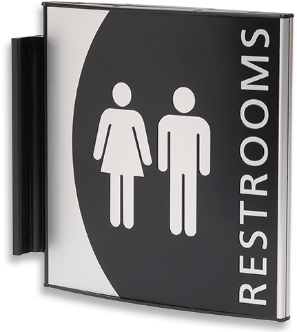 High Quality Signs For All Your Interior Sign Needs - Toilet (665x481), Png Download
