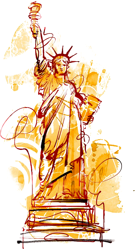 720 X 1065 2 - Estatua De La Libertad Dibujo (720x1065), Png Download