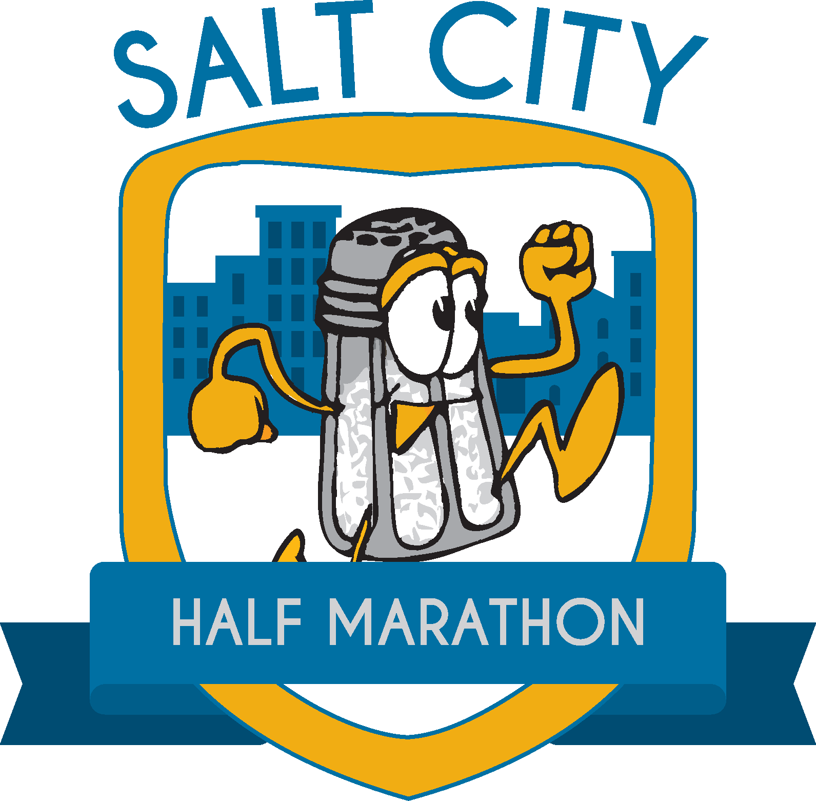 Salt City Half Marathon (1591x1561), Png Download