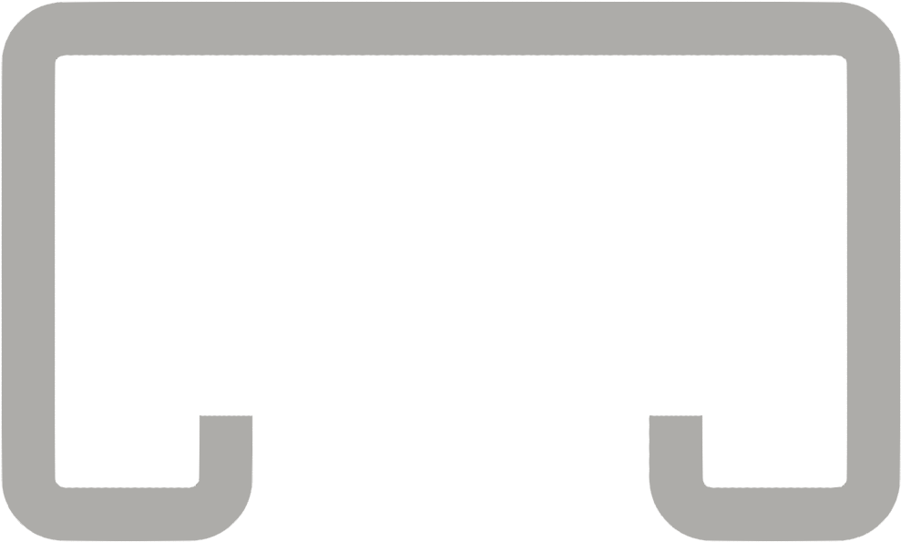Unistrut Channel, Type 3 B, Non Slotted Raw - Parallel (1220x812), Png Download
