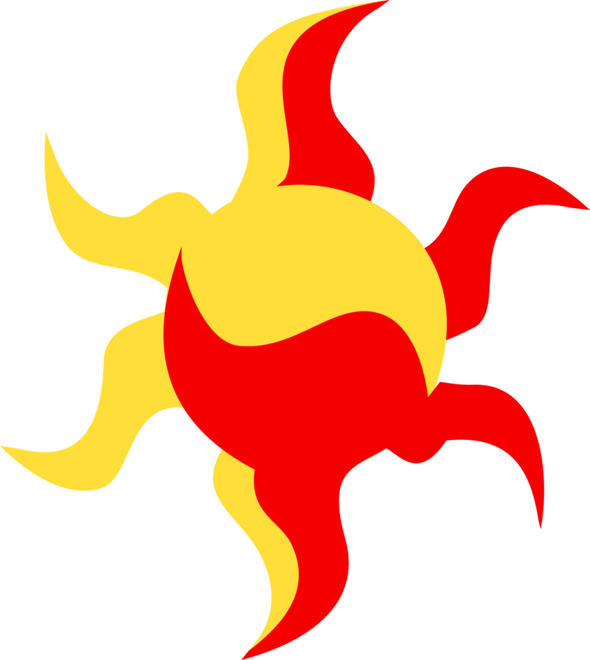 Golden Bluebird - Mlp Sunset Shimmer Cutie Mark (845x945), Png Download