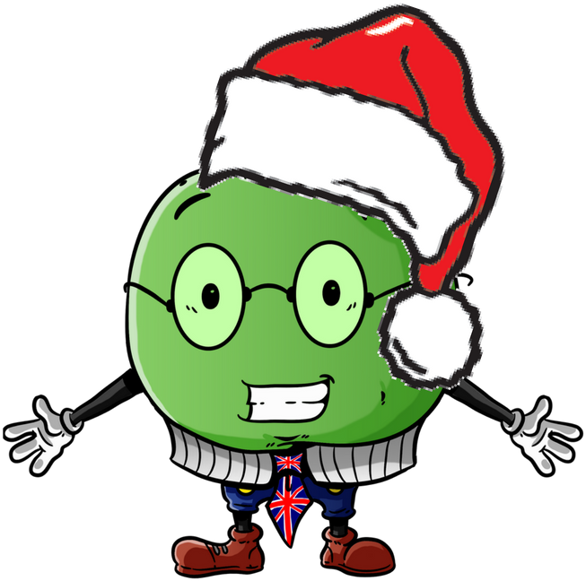 Christmas-english - Cartoon Christmas Hat (800x800), Png Download