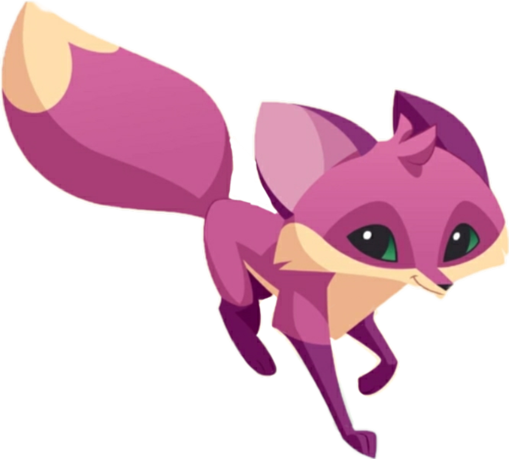 Animaljam Sticker - Animal Jam Pink Fox (1024x925), Png Download