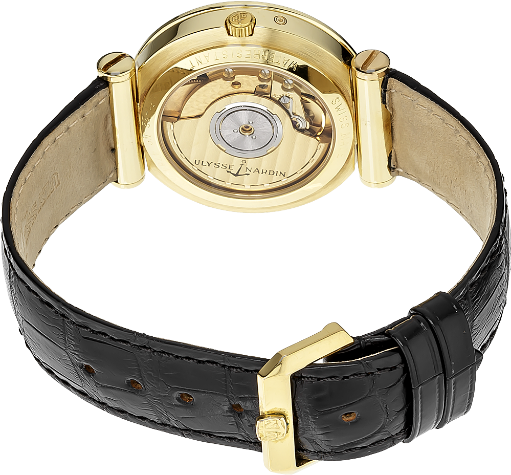 Isaac Newton Yellow Gold Automatic - Analog Watch (1000x1500), Png Download