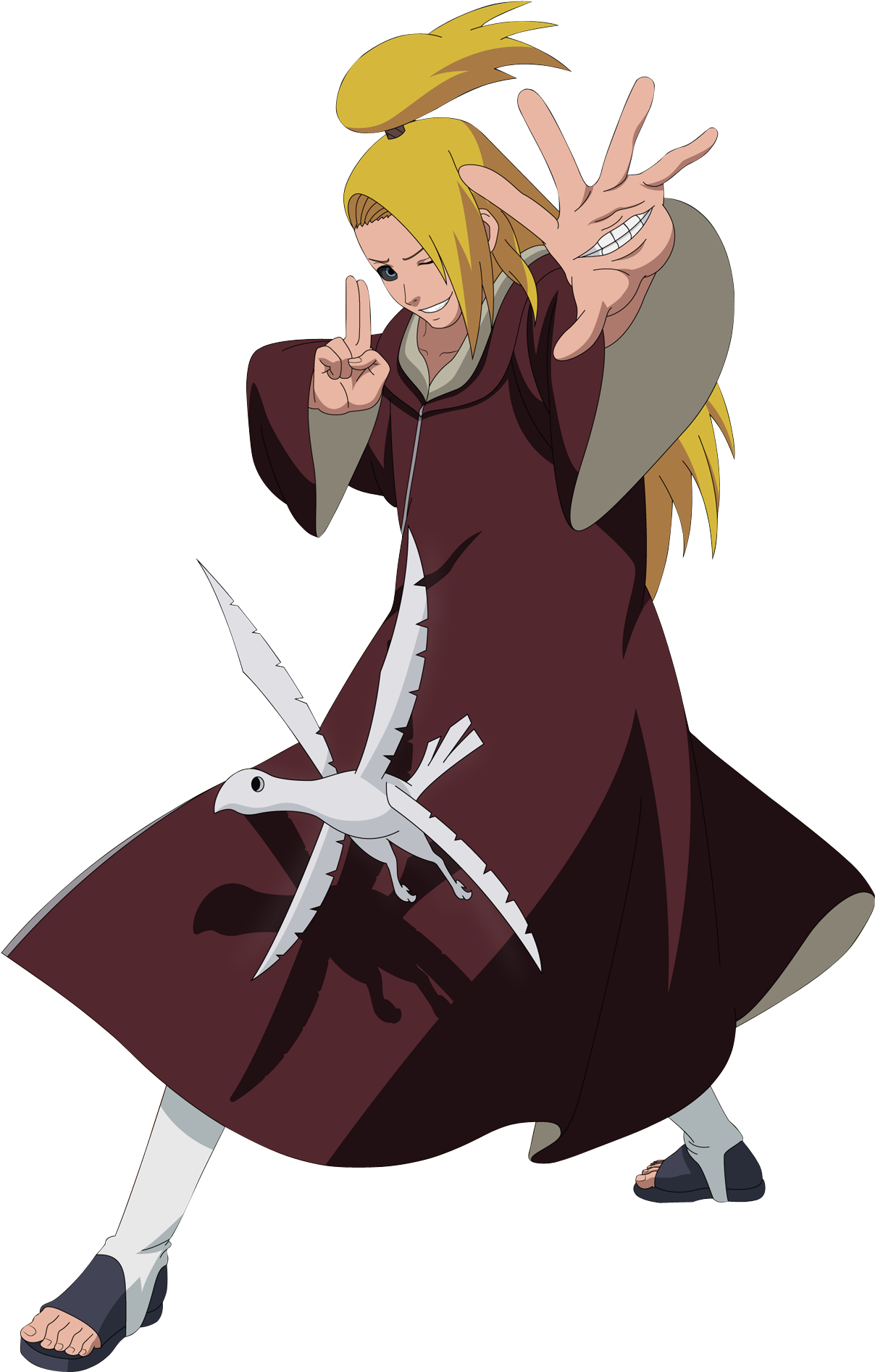 Naruto Deidara Chibi Download - Naruto Deidara Edo Tensei (1266x1922), Png Download