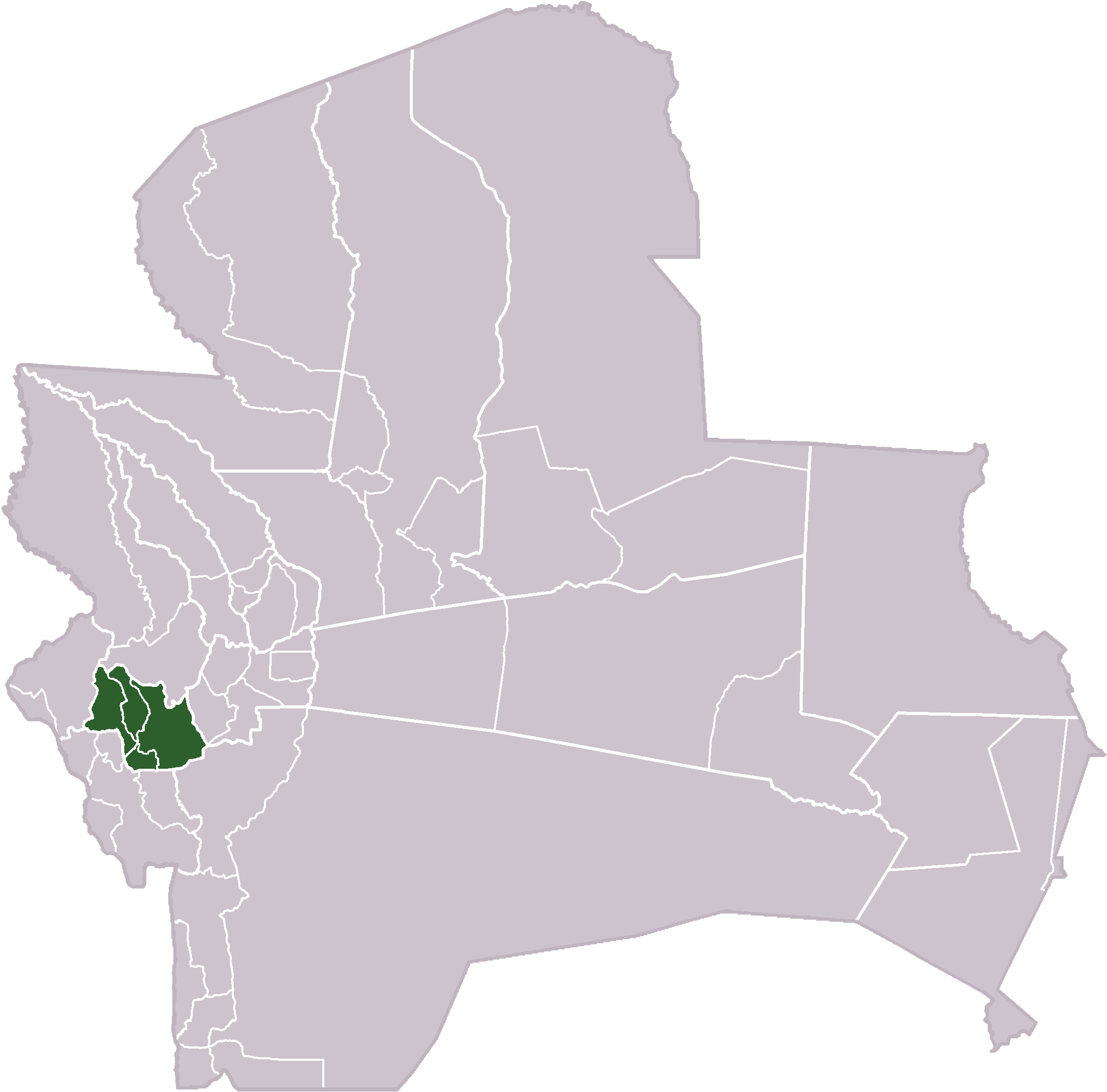 Location Florida - Mapa De Santa Cruz Provincia Andres Ibañez (2385x2393), Png Download