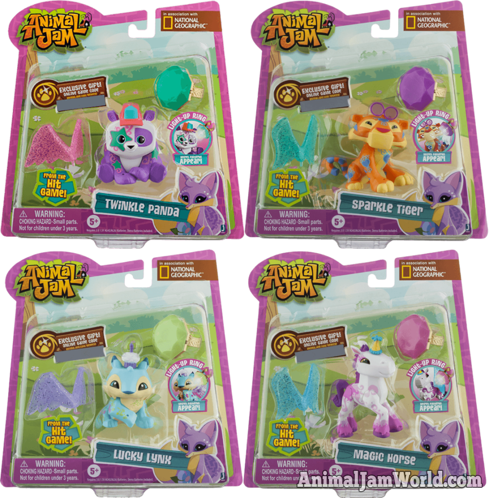 Light Up Friends Collection - Animal Jam Toys With Codes (1006x1024), Png Download