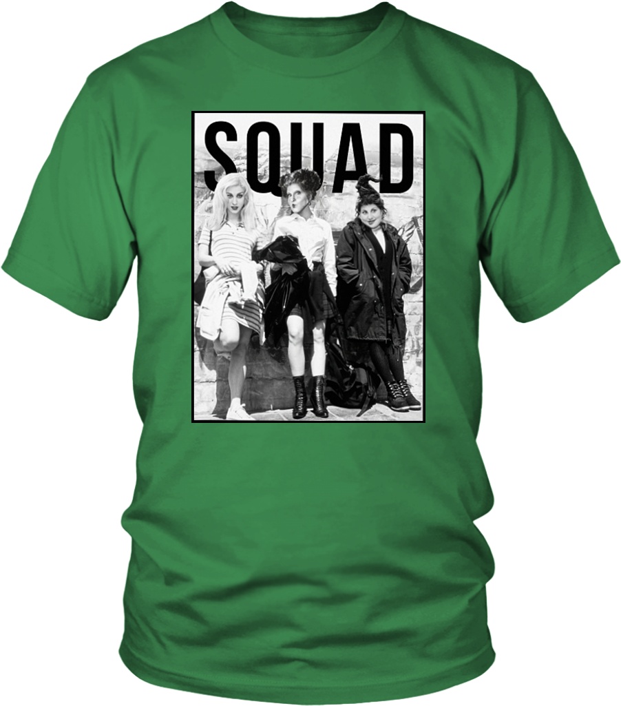 Squad Goals Hocus Pocus Halloween Spooky Witch Shirt - Hocus Pocus Squad Shirt (1024x1024), Png Download