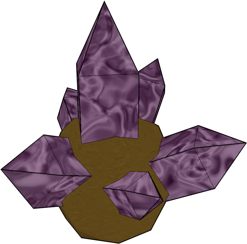 Crystal Formations For Tumbleweed Express - Origami (1024x1024), Png Download
