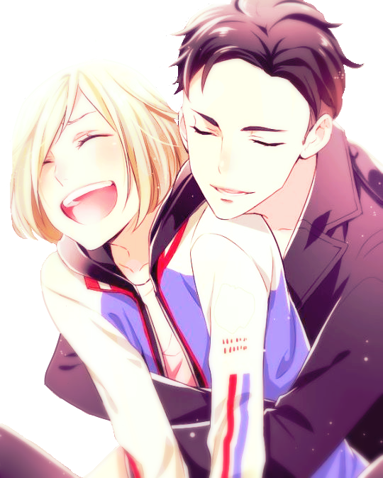 Manga Anime, Fanarts Anime, Yamamoto, Yuri On Ice, - Yuri Plisetsky X Otabek (540x674), Png Download