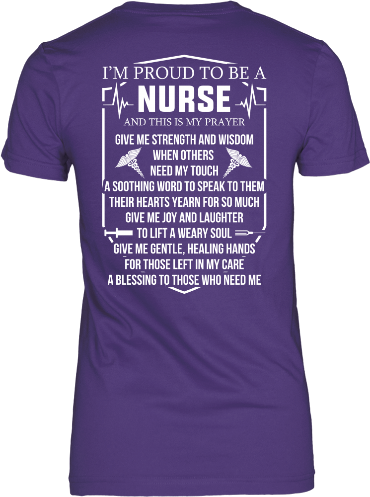 I'm Proud To Be A Nurse - Active Shirt (1000x1000), Png Download