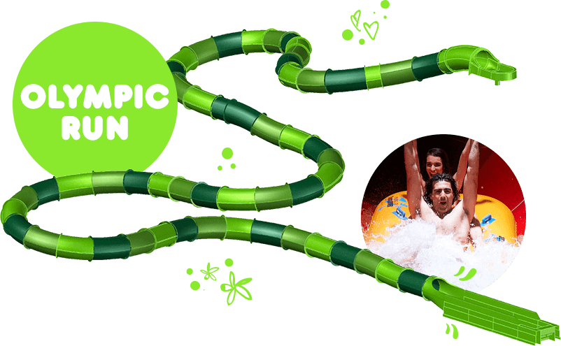 Alpamare Olympic Run Slide - Scarborough Alpamare Slides (802x495), Png Download