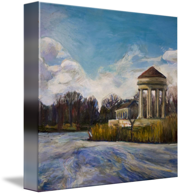 Fdr Park Frozen Art - Modern Art (601x650), Png Download