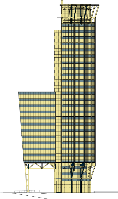 Maps - Tower Block (519x850), Png Download