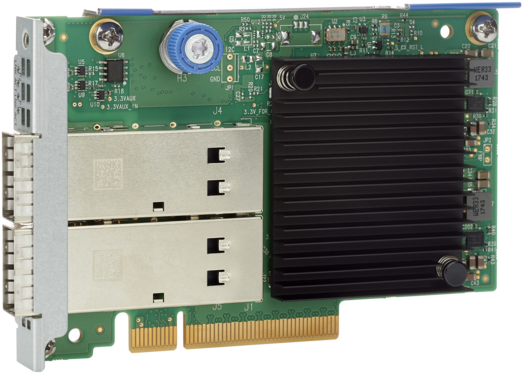 Hpe Fdr Infiniband Adapters Left Facing - Electronics (800x600), Png Download