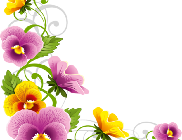 Corner Flower Border Png