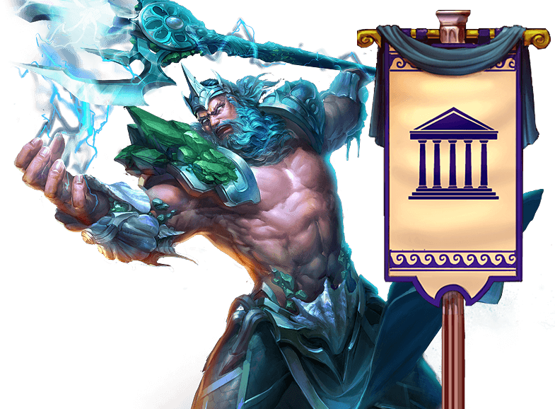 Deus Dos Oceanos - Poseidone Smite (785x578), Png Download