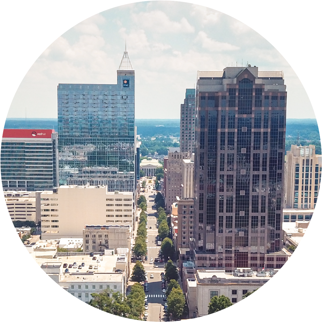 Explore The City Of Raleigh - Commercial Building (1250x1251), Png Download