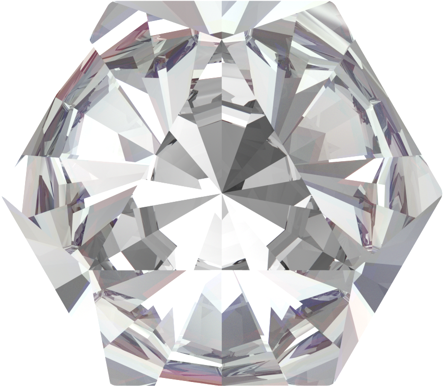 Swarovski 4699 Kaleidoscope Hexagon Fancy Stone - Diamond (900x900), Png Download