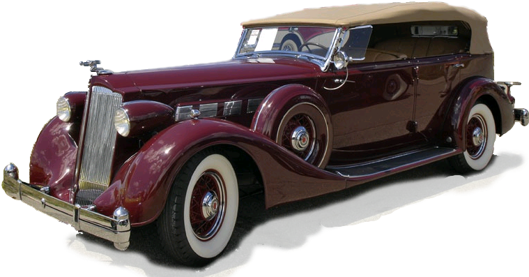 Packard Fdr - Packard 12 Cylinder (779x415), Png Download