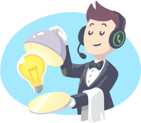 Personalized Customer Service - Animated Customer Png (1000x500), Png Download