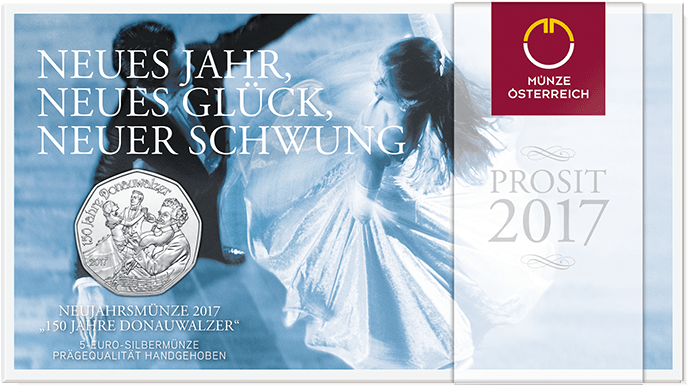 Silver Coin Blue Danube In Blister Pack - Silver (716x716), Png Download