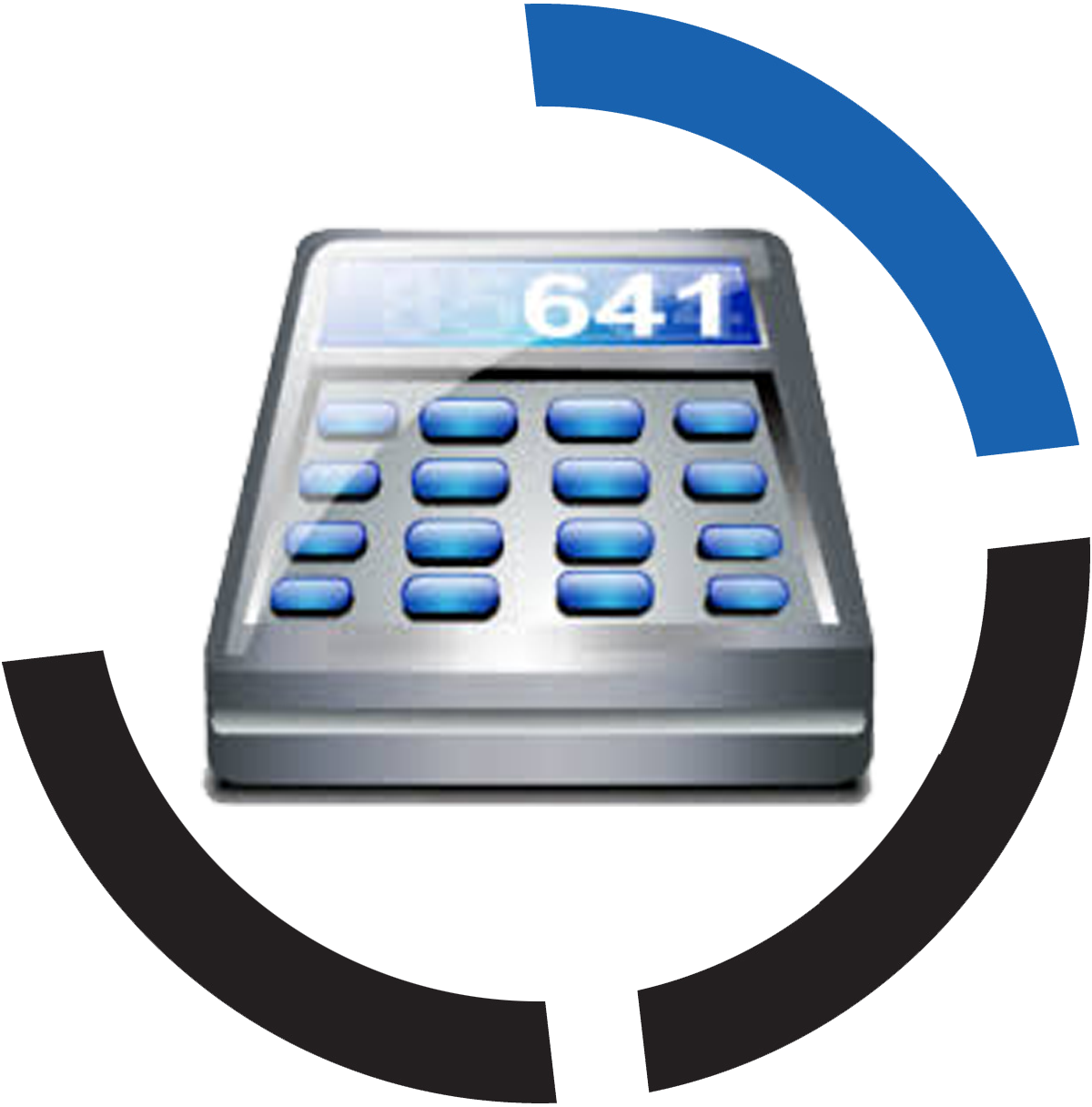 These Codes Are Generated From A Calculator - Calculator Icon (1200x1216), Png Download