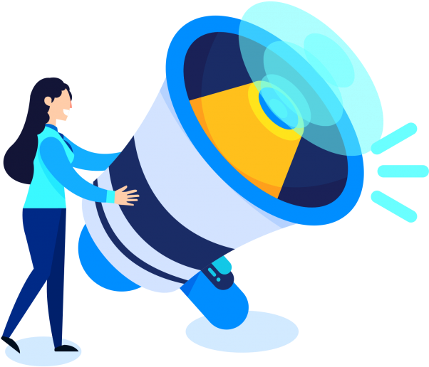 Advertisement Illustration Png - Digital Marketing Vector (715x715), Png Download