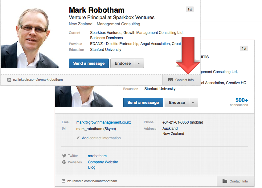 Contact Linkedin Transparent Background - Linkedin Contact (860x643), Png Download