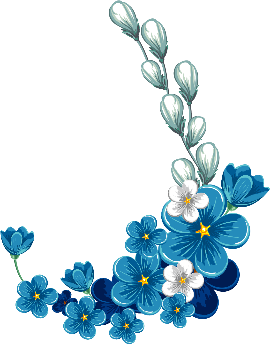 White Flower Border Png - Get Images One