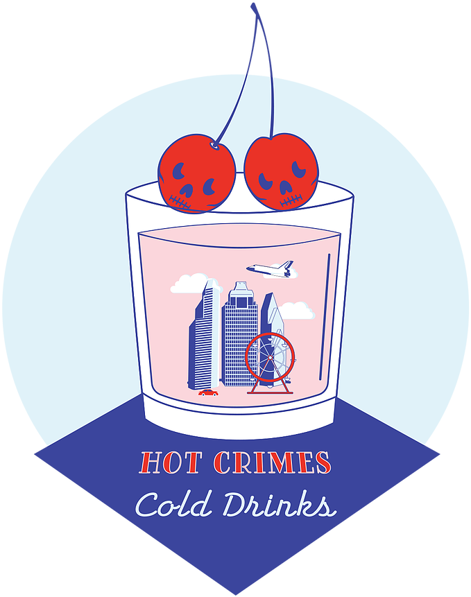 Hot Crimes Cold Drinks A Space City True Crime Podcast - Illustration (898x898), Png Download